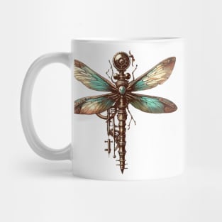 Unique Steampunk Dragonfly Mug